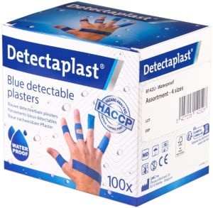Detectaplast Universal pleister, assorti afmetingen, pak van 100 stuks