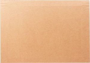 Enveloppe d'exp&eacute;dition &agrave; soufflet, bande adh&eacute;sive sur le c&ocirc;t&eacute; long, ft 50 x 250 x 360 mm, brun