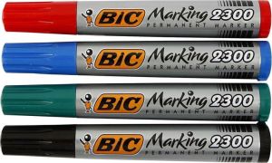 Bic permanent marker Marking 2300 ECOlutions, doos van 4 stuks, assorti