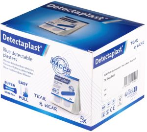 Detectaplast Tear & Wear Elastic Easy-Pull, ft 25 x 72 mm, 5 x 36 stuks
