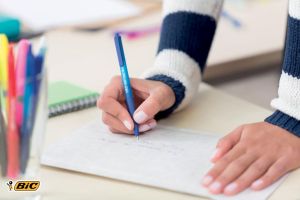 Bic balpen Soft Feel Clic Grip blauw