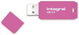 Integral Neon USB 3.0 stick, 16 GB, roze
