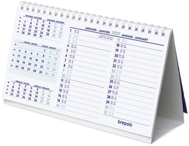Brepols Calendrier bureau, horizontal, 2027