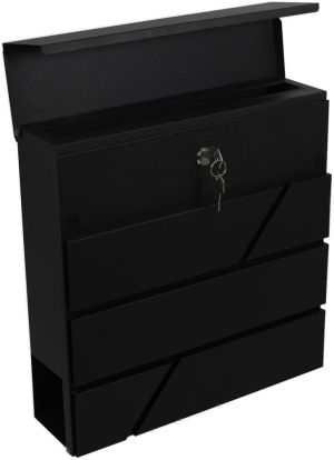 Brievenbus Deluxe PB200, zwart