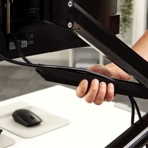 Monitorarm-Tallo-Modular-3FMs-Zwart