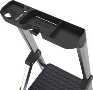 Brasq trapladder SL500, aluminium, zilver,  5 treden