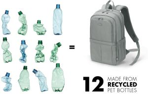 Dicota laptoprugzak Eco Scale, voor laptops tot 15,6 inch, grijs