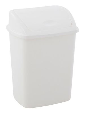 Vuilbak, 15l, wit