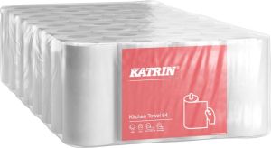 Katrin rouleau d'essuie-tout, 2 plis, 64 feuilles par rouleau, paquet de 4 rouleaux