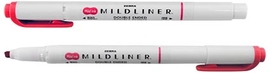 ZEBRA MILDLINER markeerstift, dubbele punt, rood