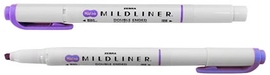 ZEBRA MILDLINER markeerstift, dubbele punt, violet