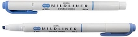 ZEBRA MILDLINER markeerstift, dubbele punt, donkerblauw