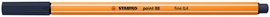 STABILO point 88 fineliner, payne's grijs