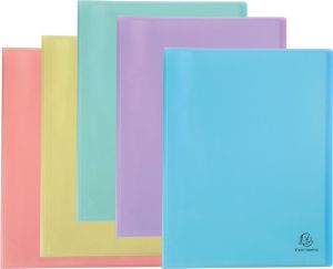 Exacompta showalbum Chromaline, 40 tassen, geassorteerde pastelkleuren