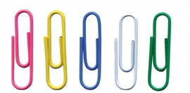 OFFICE products attache-tout, 28 mm, couleurs assorties, sachet de 500 pi&egrave;ces