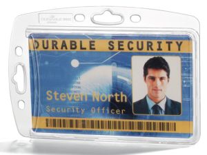 Durable houder voor veiligheidspas, doos met 10 stuks