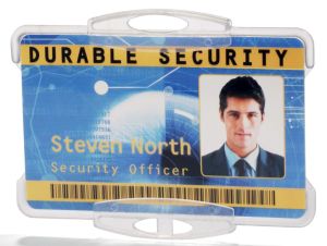 Durable Houder voor veiligheidspas voor 1 kaart