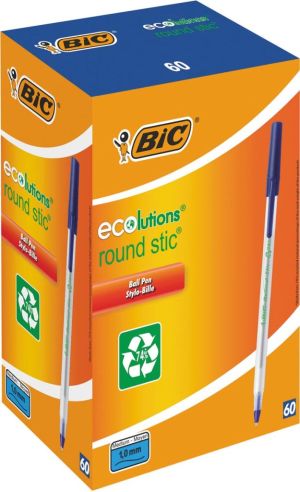 Bic balpen ECOlutions Round Stic, blauw