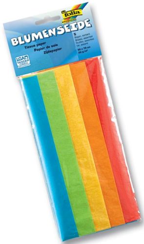 Folia zijdepapier geassorteerde kleuren: donkerblauw, wit, lichtgroen, paars, zwart, bruin, geel, groe...