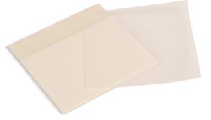 Pergamy notes transparentes, ft 76 x 76 mm, 50 feuilles, blanc