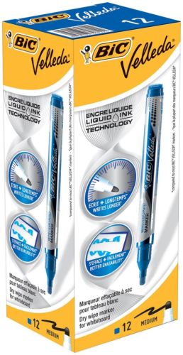 Velleda Whiteboardmarker Liquid Ink Pocket blauw