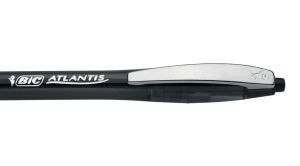 Bic balpen Atlantis Soft 1 mm, zwart