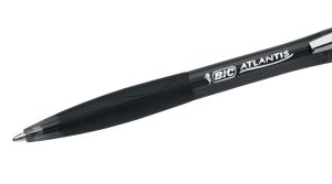 Bic balpen Atlantis Soft 1 mm, zwart