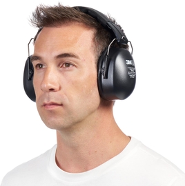 3M Peltor casque anti-bruit avec serre-t&ecirc;te pliable, isolation phonique jusqu'&agrave; 30 dB