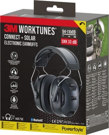 3M WorkTunes Connect et Solar protection auditive sans fil, avec technologie Bluetooth