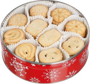 Hamlet Danisch cookies assortiment Kerstmis, metalen doos van 400 g