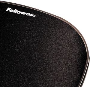 Fellowes Crystals Gel muismat met polssteun, zwart