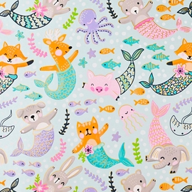 Papier cadeau, 70 cm x 2 m, enfants, 10 motifs