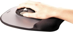Fellowes Memory Foam muismat met polssteun, zwart