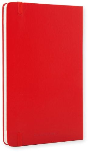 Moleskine carnet de notes, ft 13 x 21 cm, lign&eacute;, couverture solide, 240 pages, rouge
