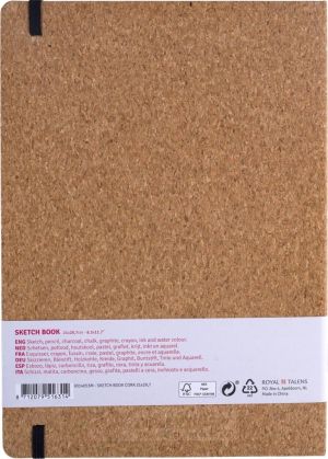 Talens Art Creation schetsboek Kurk, 140 g/m&sup2;, ft A4, 80 vel