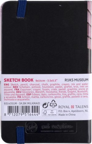 Talens Art Creation schetsboek Het Melkmeisje, 140 g/m&sup2;, ft 9 x 14 cm, 80 vel