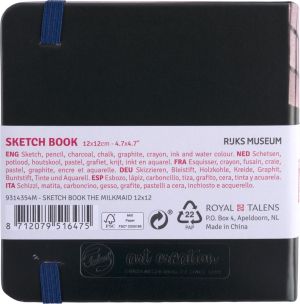 Talens Art Creation schetsboek Het Melkmeisje, 140 g/m&sup2;, ft 12 x 12 cm, 80 vel