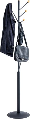 MAUL kapstok Aura metaal, hoogte 180cm, 4 ophanghaken, zwart RAL9004