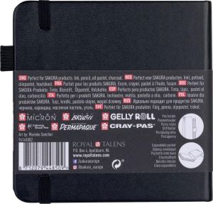 Sakura schetsboek, 140 g/m&sup2;, ft 12 x 12 cm, wit, 80 vel