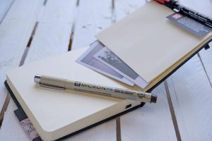 Sakura schetsboek, 140 g/m&sup2;, ft 12 x 12 cm, wit, 80 vel