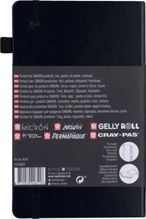 Sakura schetsboek, 140 g/m&sup2;, ft 13 x 21 cm, wit, 80 vel