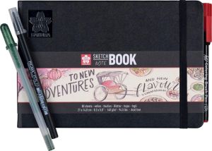 Sakura schetsboek, 140 g/m&sup2;, ft A5, wit, 80 vel