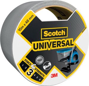 Scotch ducttape Universal, ft 48 mm x 10 m, zilver