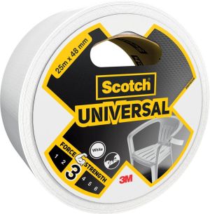 Scotch ruban de r&eacute;paration Universal, ft 48 mm x 25 m, blanc