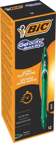 Bic Gel-ocity Quick Dry gelroller, groen