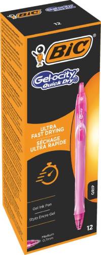 Bic Gel-ocity Quick Dry gelroller, roze