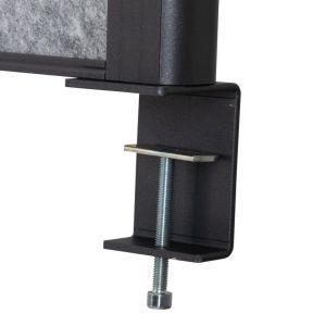 MAULconnecto scheidingswand, ft 120x50 cm, donkergrijs, frame antraciet