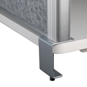 MAULconnecto scheidingswand, ft 160x50 cm, donkergrijs, frame zilver