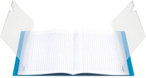 Clairefontaine cahier Koverbook pour ft A4+, 96 pages, couverture en PP, s&eacute;y&egrave;s, transparent