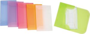 Viquel enveloppen voor beschermende mondmaskers, ft 20 x 10,5 x 0,8 cm, display met 15 stuks
